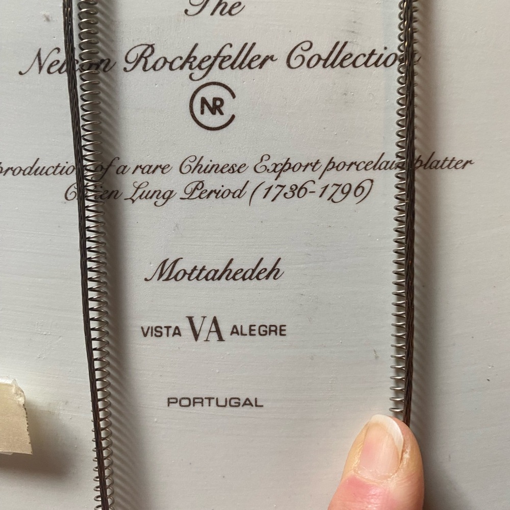 Nelson Rockefeller collection, oval platter - Picture 3 of 3